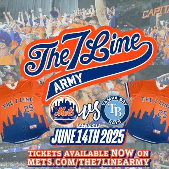 The 7 Line Army NY Mets Shirsey 2025 Size L - Picture 3 of 6